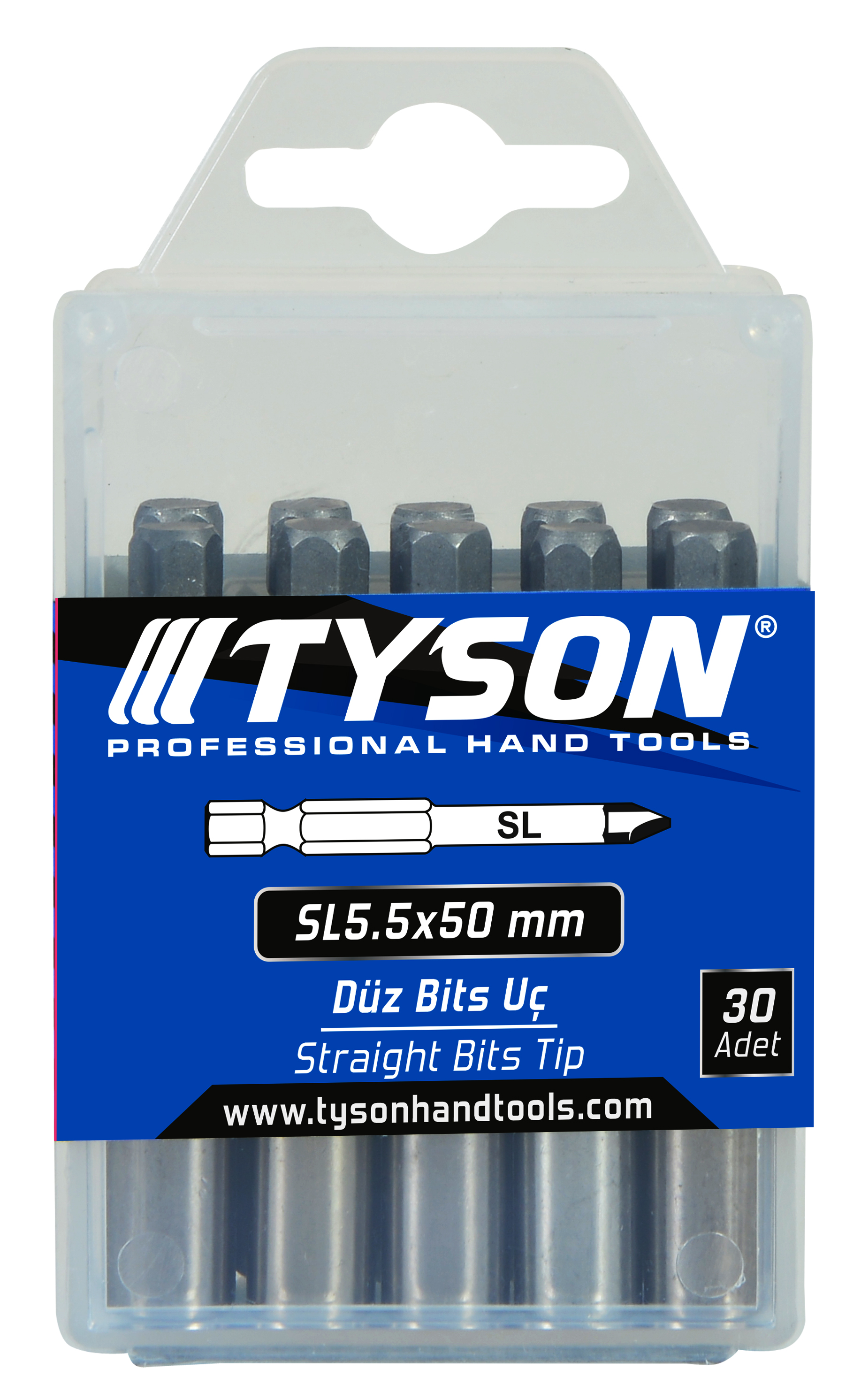 TYSON BİTS UÇ PZ2 X 50 (1 KUTU=30 ADET)